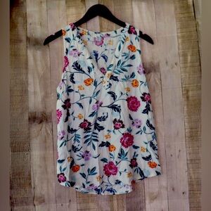 Floral old navy dress shirt size m